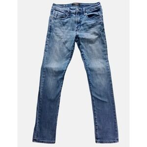 Liverpool Jeans Mens 32x34 Blue Medium Wash Straight Leg Denim Casual Pants